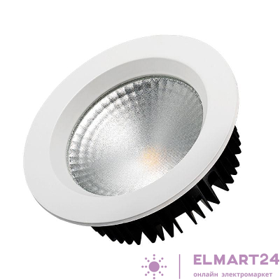 Светильник светодиодный LTD-145WH-FROST-16W Day White 110deg IP44 металл 3 года Arlight 021494