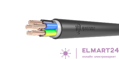 Кабель ППГнг(А)-HF 5х50 МК (N PE) 0.66кВ (м) Цветлит 00-00140608